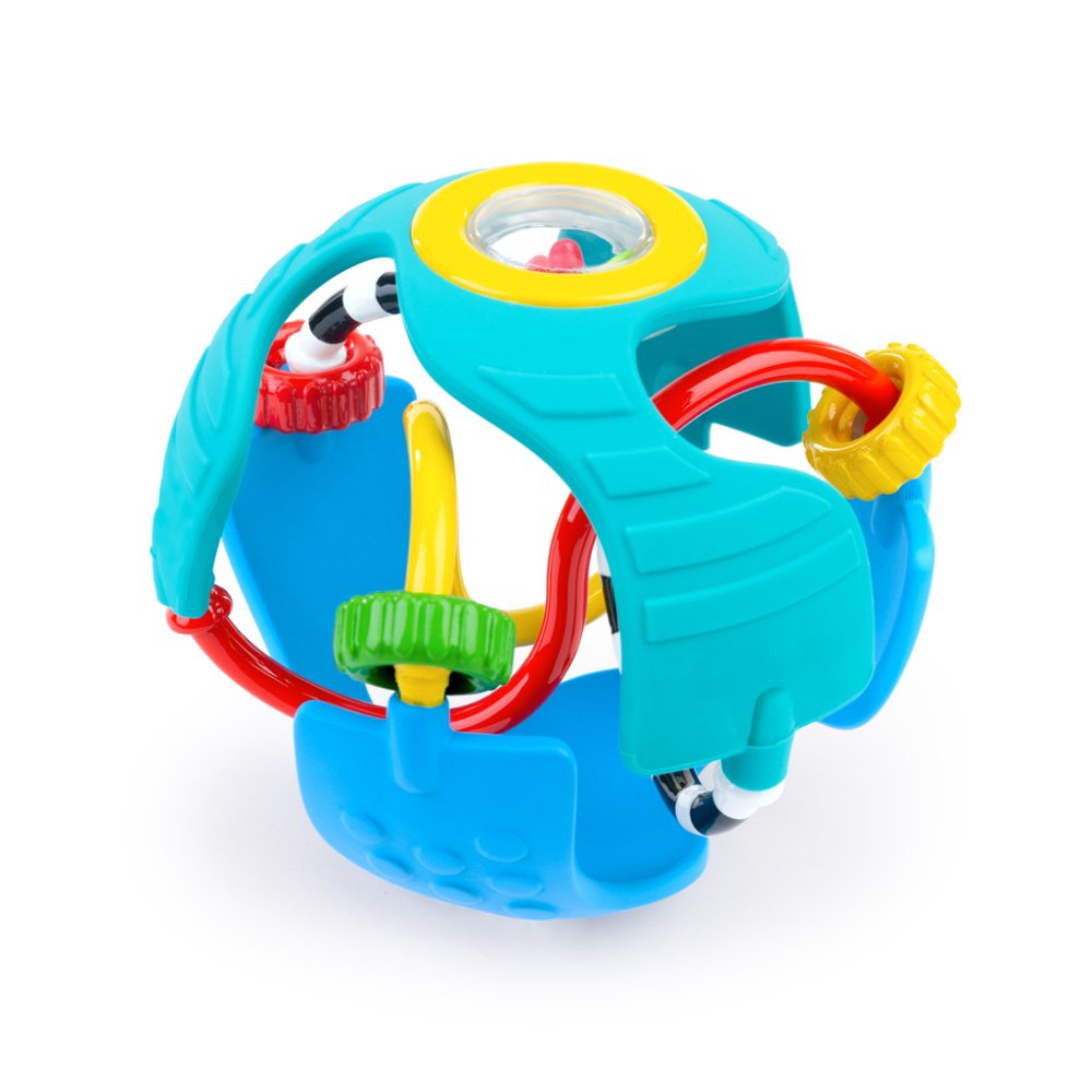 BABY EINSTEIN Juguete sensorial de pelota con mordedor Rattle & Sense™ 3m+ - Imagen 3