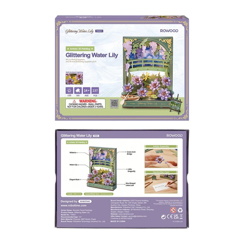 RoboTime 3D fa kirakó Csillogó tavirózsák - Image 6