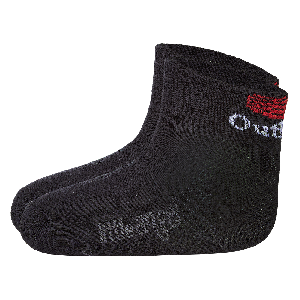 Chaussettes basses pour enfants Outlast® - noir 30-34 | 20-22 cm