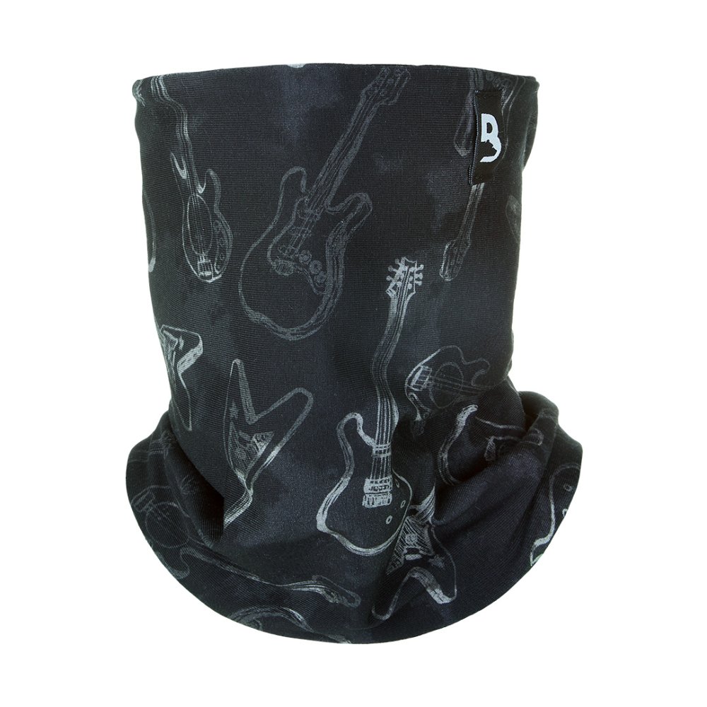 Cuello con forro Outlast® - guitarras negras/negro UNI