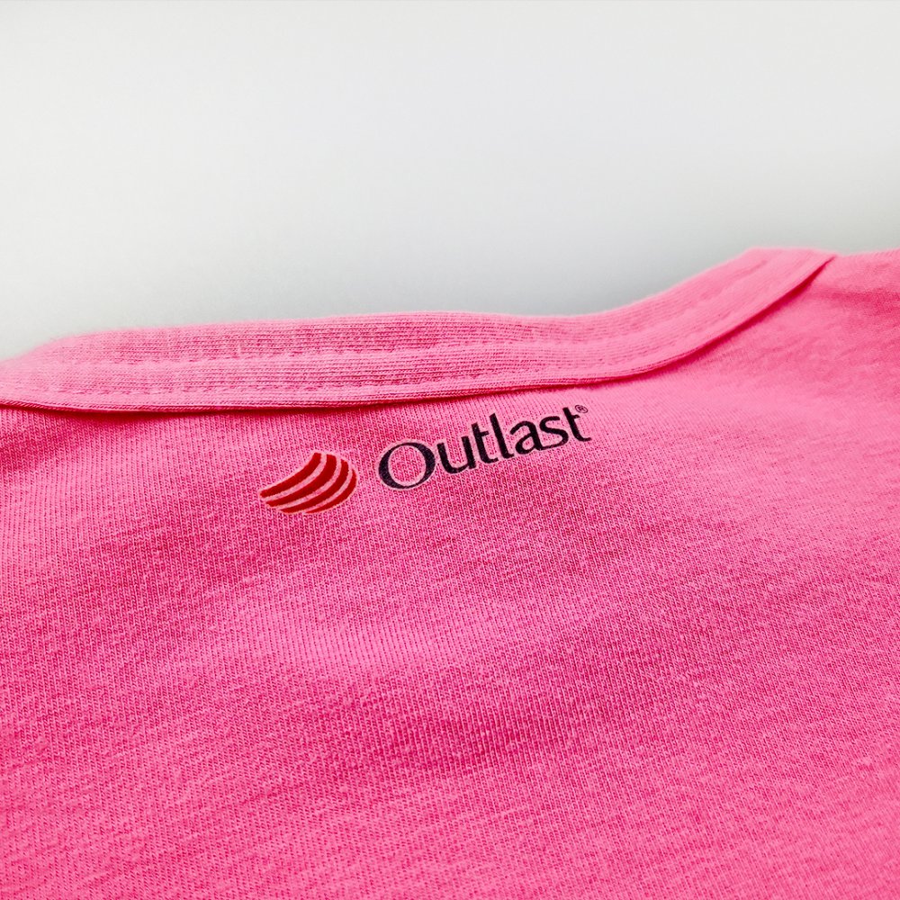 Camiseta fina KR Outlast® - rosa oscuro 86 - Imagen 3