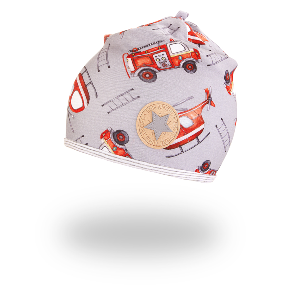 Berretto foderato Outlast® - grigio pompieri/riga mélange bianco-grigio 3 | 42-44 cm