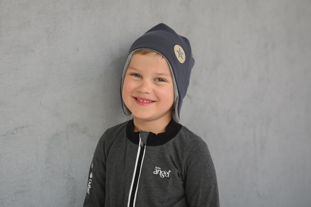 Gorro lapón con forro Outlast ® - gris/gris jaspeado 3 | 42-44 cm - Imagen 2