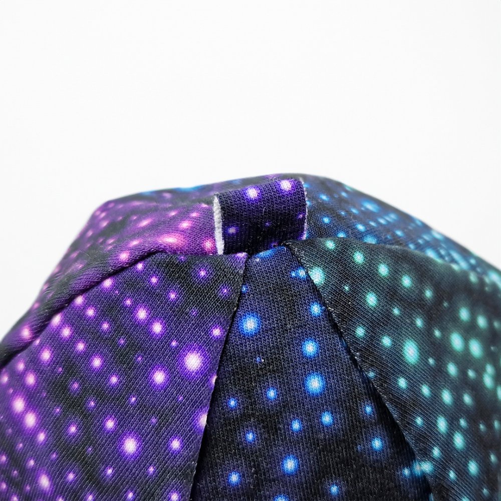 Berretto foderato Outlast® - pois neon/nero 4 | 45-48 cm - immagine 7