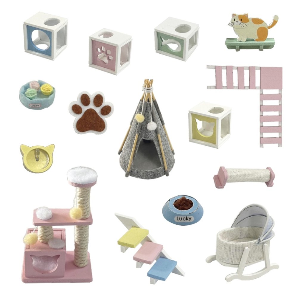 2Kids Toys miniatura domečku Domov kočičky Mňau (obrázek 4)