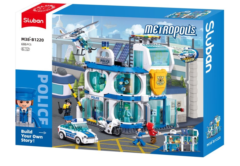 Sluban Metropolis M38-B1220 Policejní stanice: Zatčení banditů (obrázek 5)