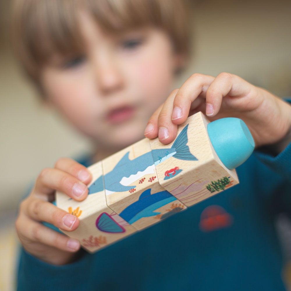 Bigjigs Toys Motorický válec život v moři (obrázek 4)