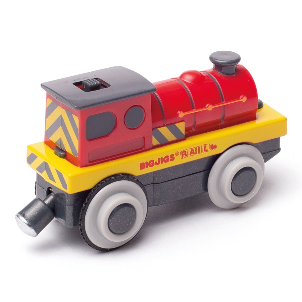 Bigjigs Rail Elektrická lokomotiva Červený silák (obrázek 5)
