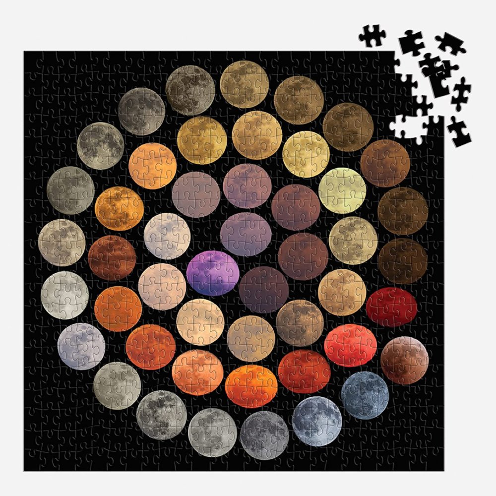 Galison Puzzle Barvy Měsíce 500 dílků (obrázek 3)