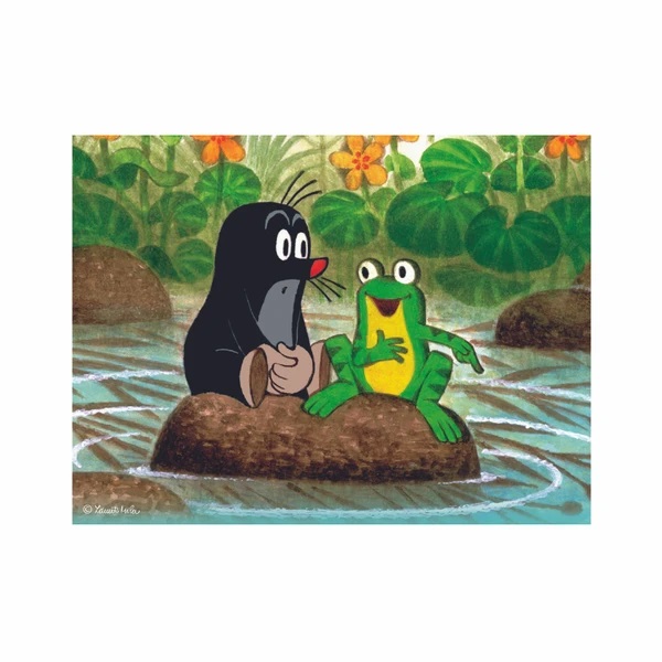 Dino Dřevěné kostky Krtek a zvířátka 12 ks (obrázek 6)