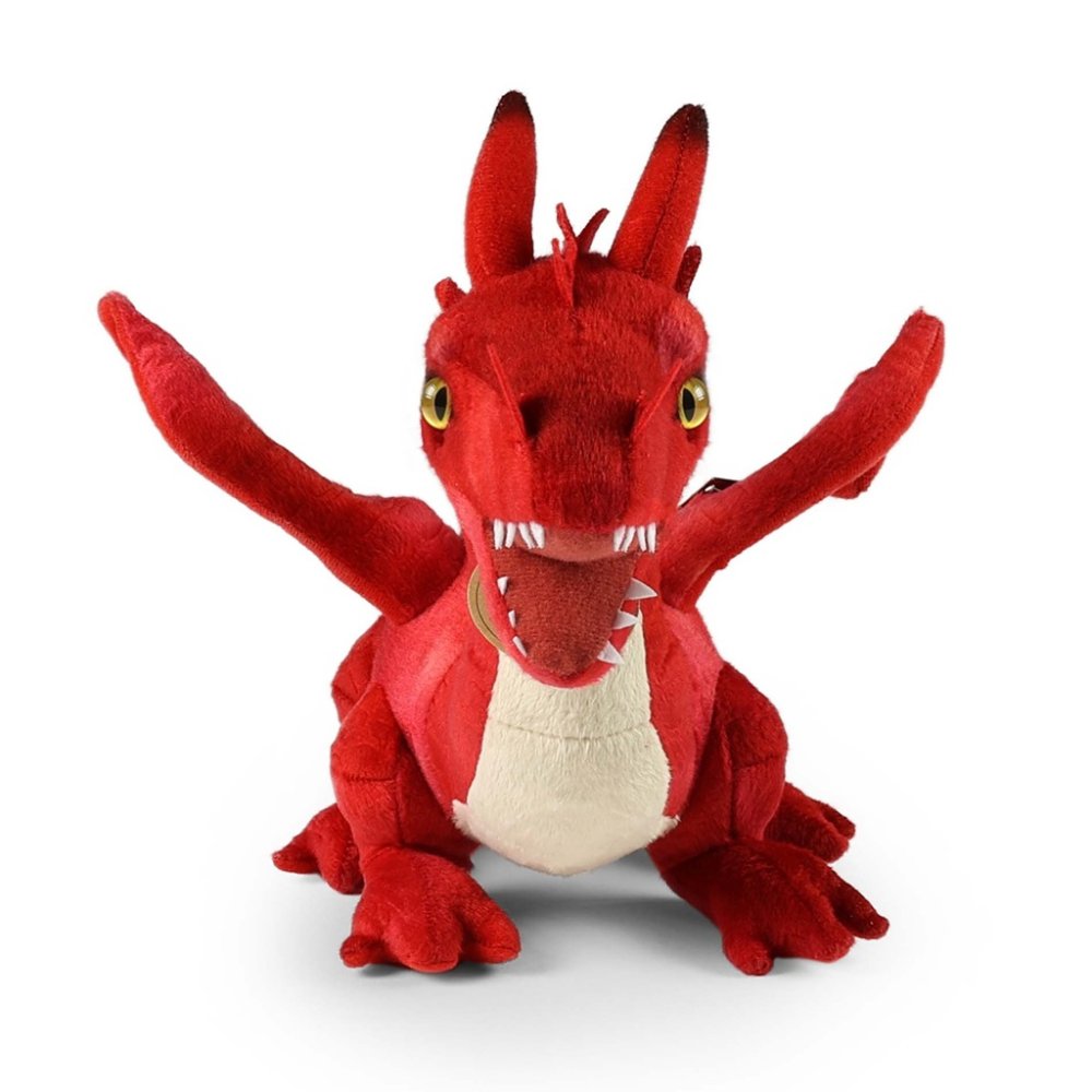 Rappa Plyšový drak 40 cm červený ECO-FRIENDLY (obrázek 3)