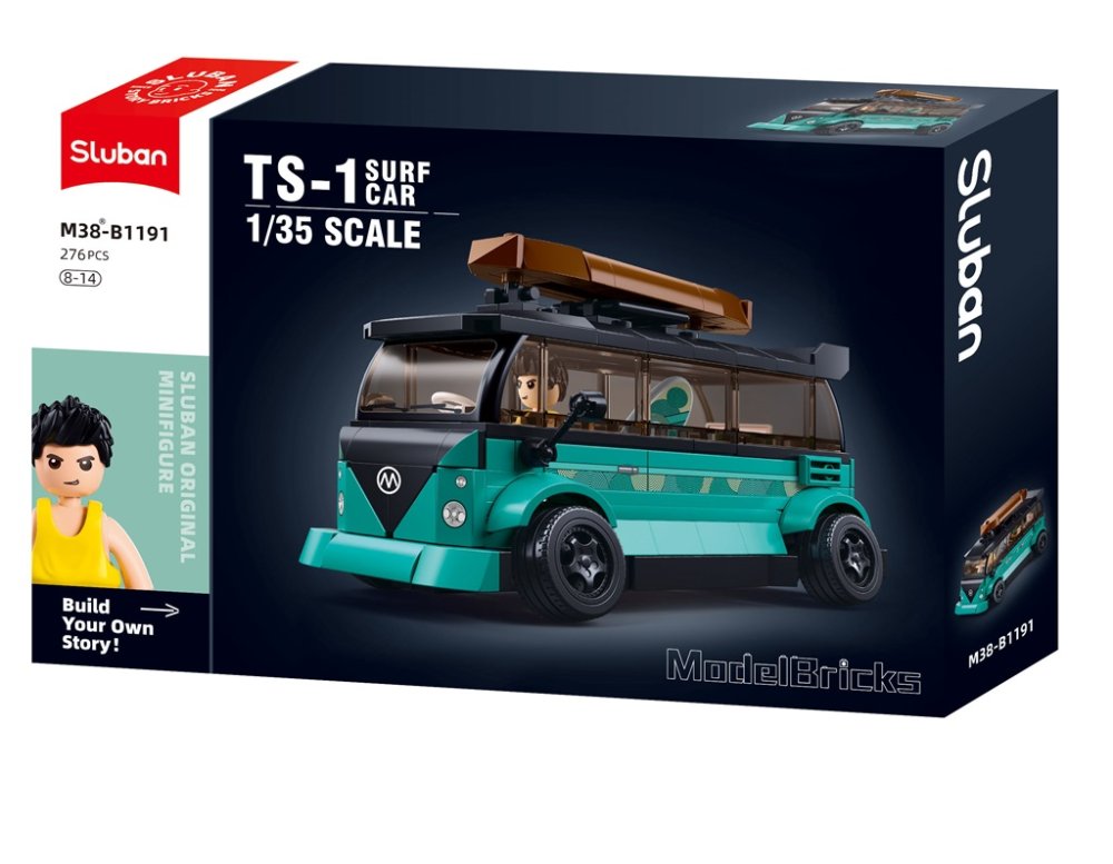 Sluban Model Bricks M38-B1191 Surfařský vůz TS-1 v měřítku 1:35 (obrázek 3)