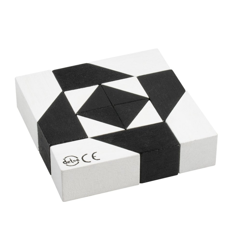 Detoa Hlavolam Tangram černobílý (obrázek 3)