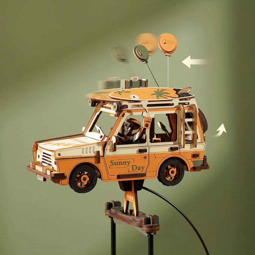 RoboTime 3D mechanická skládačka Road Tripper s kyvadlem (obrázek 9)