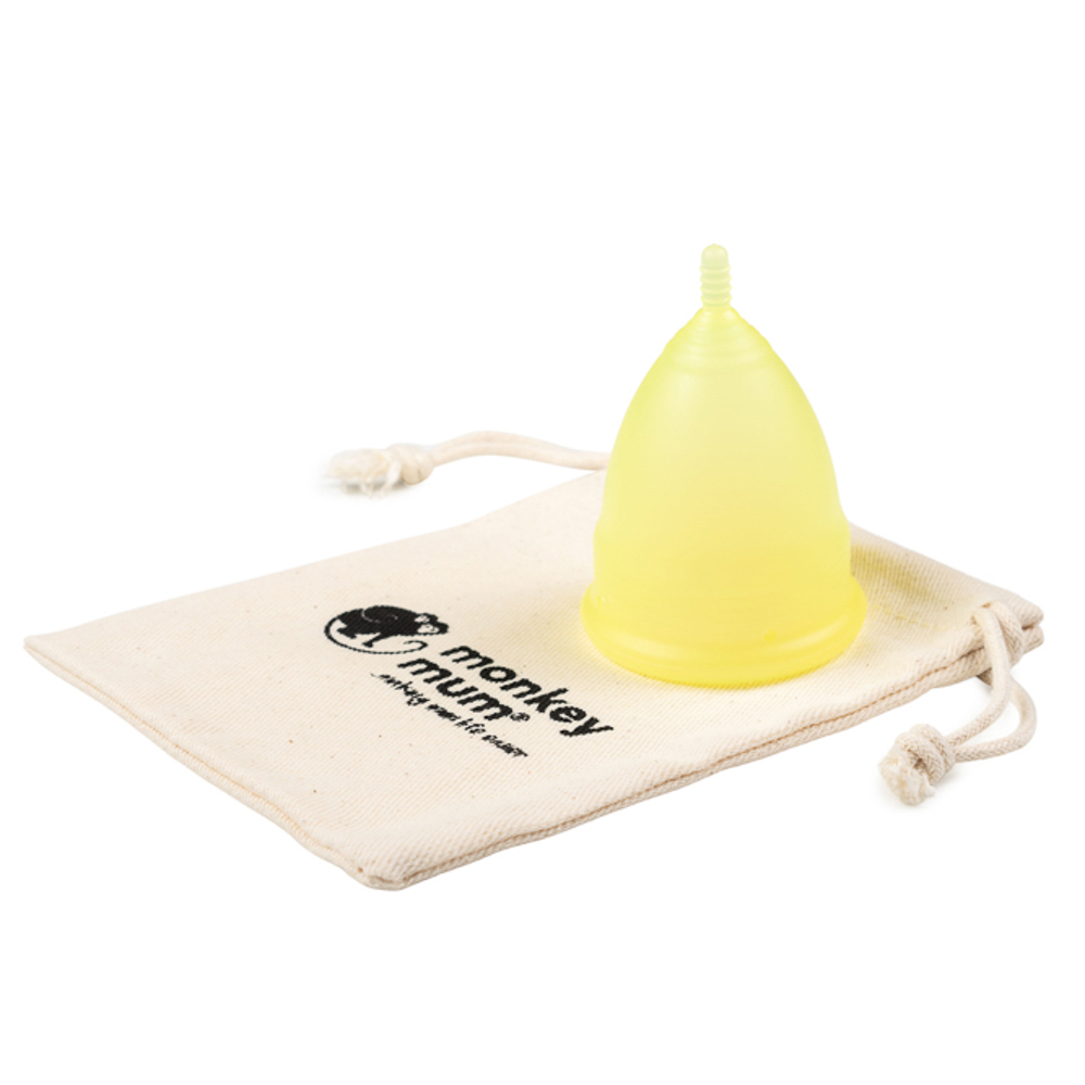 Coppetta Mestruale Monkey Mum® - Sweet Zuzu - L Giallo