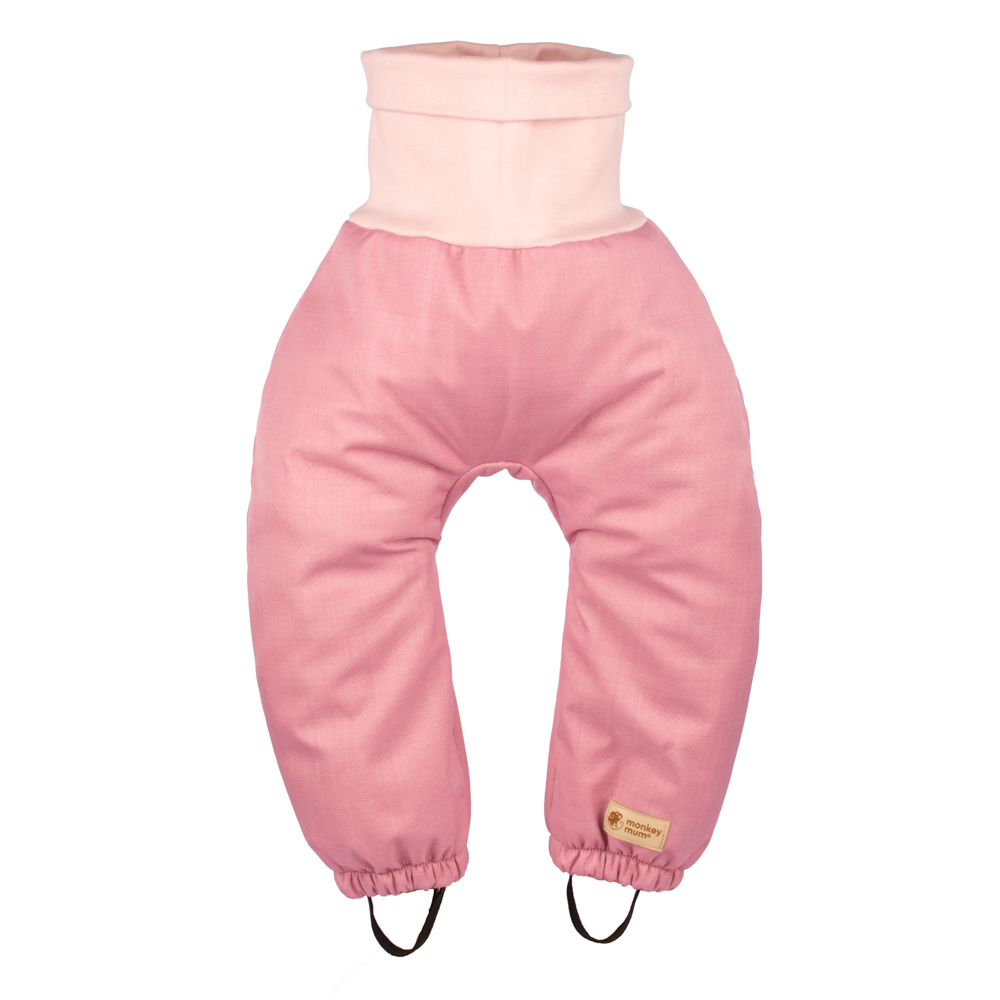 Monkey Mum® Adjustable Softshell Baby Winter Pants With Sherpa - Pink Lamb 86/92,Monkey Mum® Adjustable Softshell Baby Winter Pants With Sherpa - Pink