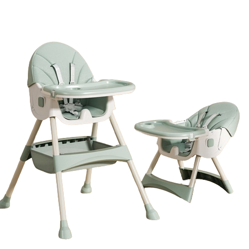 Dětská jídelní židlička 2v1 - Zelená