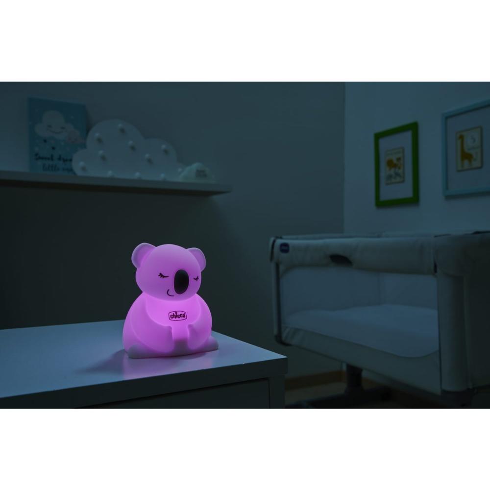 CHICCO Nachtlicht Wiederaufladbar, Tragbar Sweet Lights – Koala