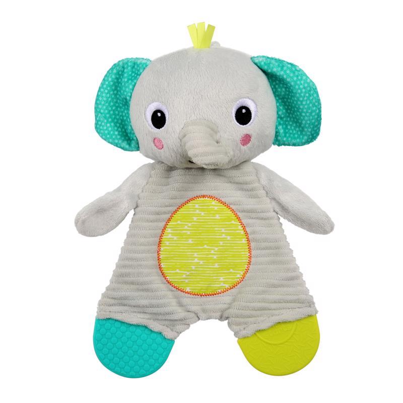 BRIGHT STARTS Jouet - Anneau De Dentition Snuggle&Teethe éléphant 0 M+