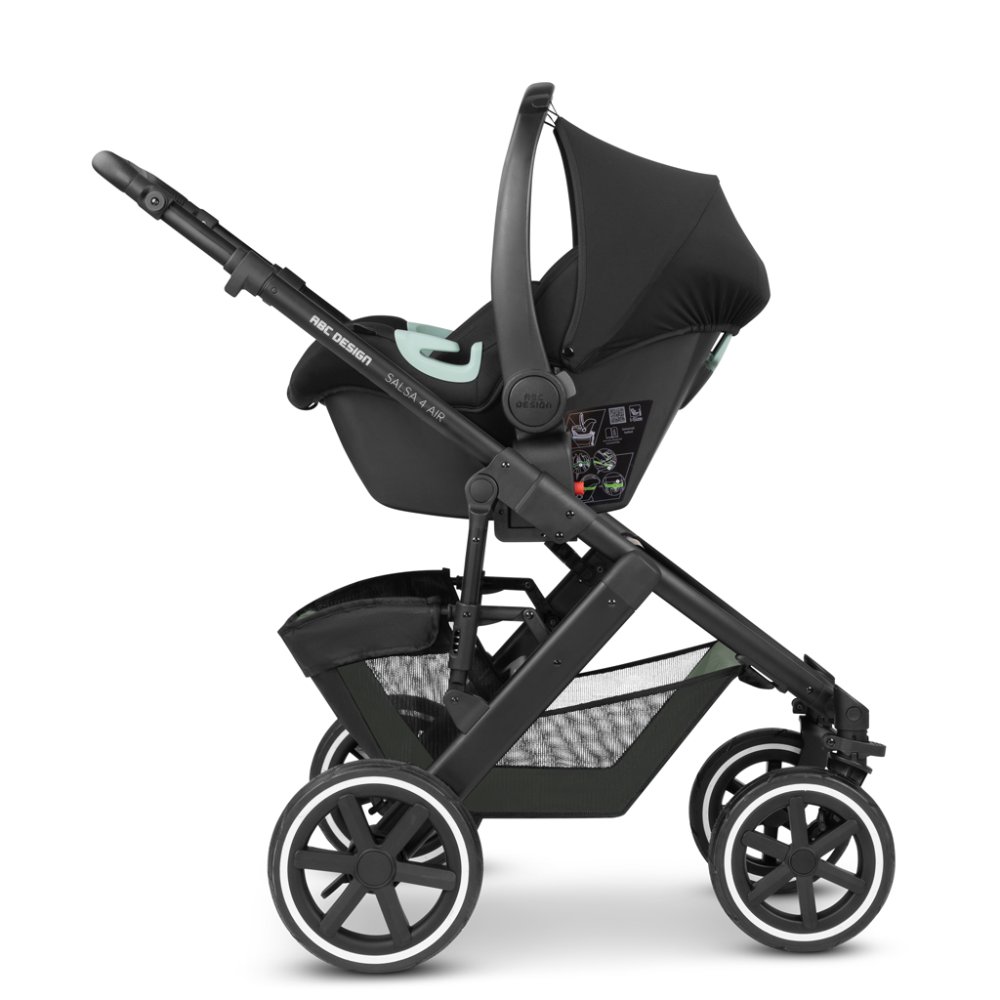 ABC DESIGN Salsa 4 Air Pine 2024 Kombinierter Kinderwagen + Kostenloser Autositzadapter