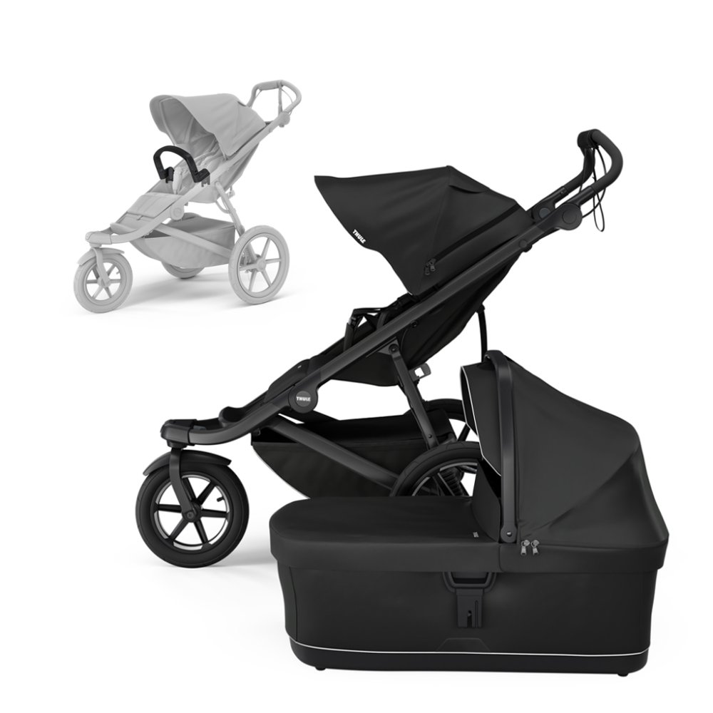 Wózek Spacerowy THULE Urban Glide 3 Czarny/Czarny, Zestaw M