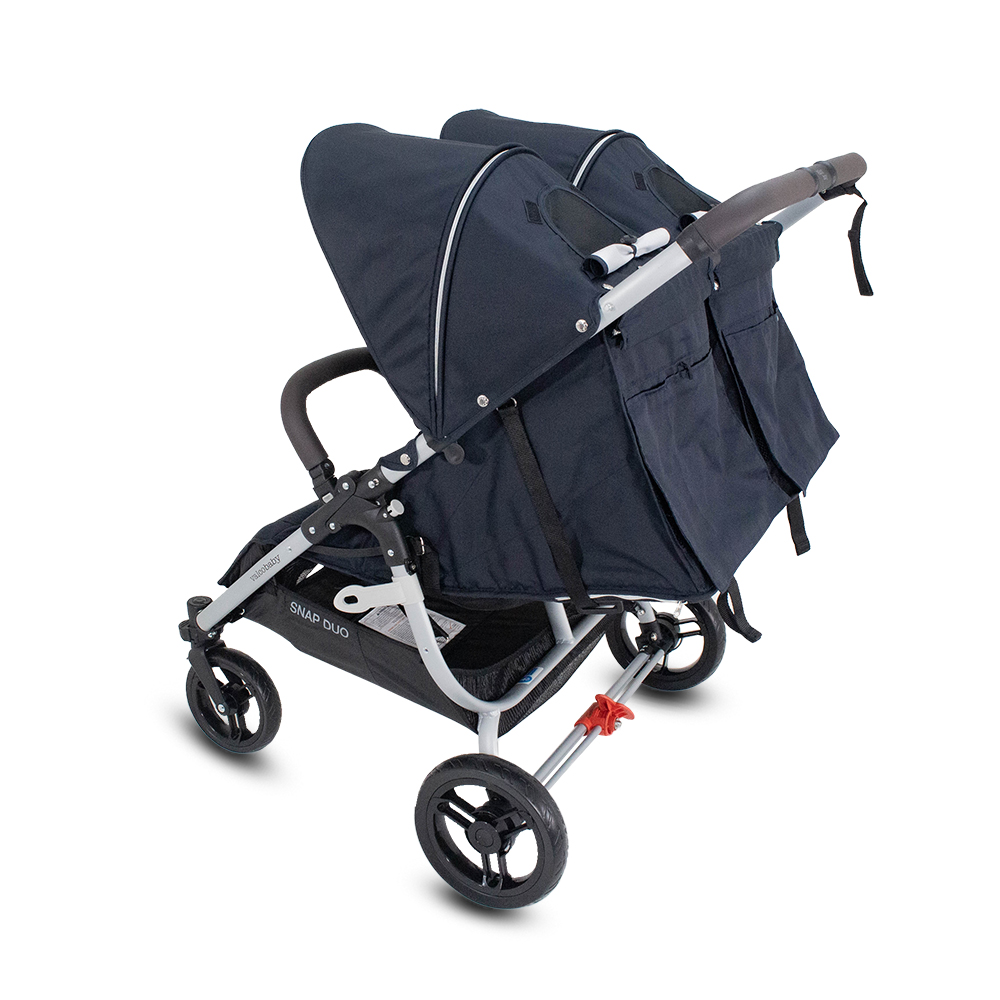 VALCO BABY Tvillingvagn Snap Duo Elite Navy + PETITE&MARS Väska Jibot GRATIS