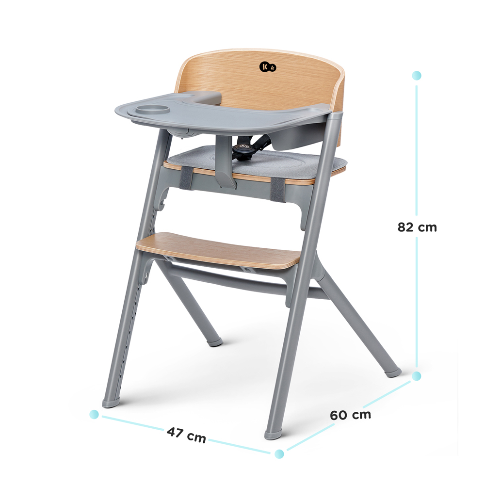 KINDERKRAFT SELECT Esszimmerstuhl 3 In 1 LIVY Eiche, Premium