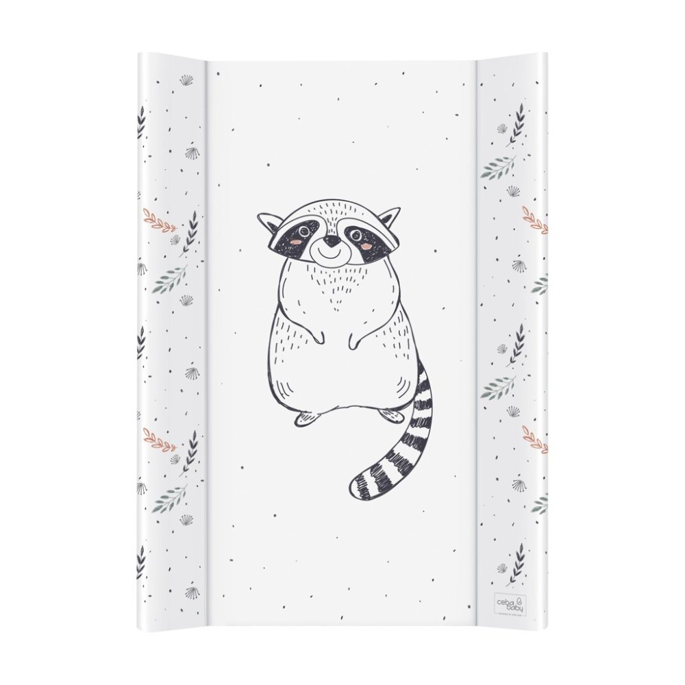 CEBA Mata Do Przewijania 2-rożna Ze Stałą Deską (50x70) Comfort Raccoon