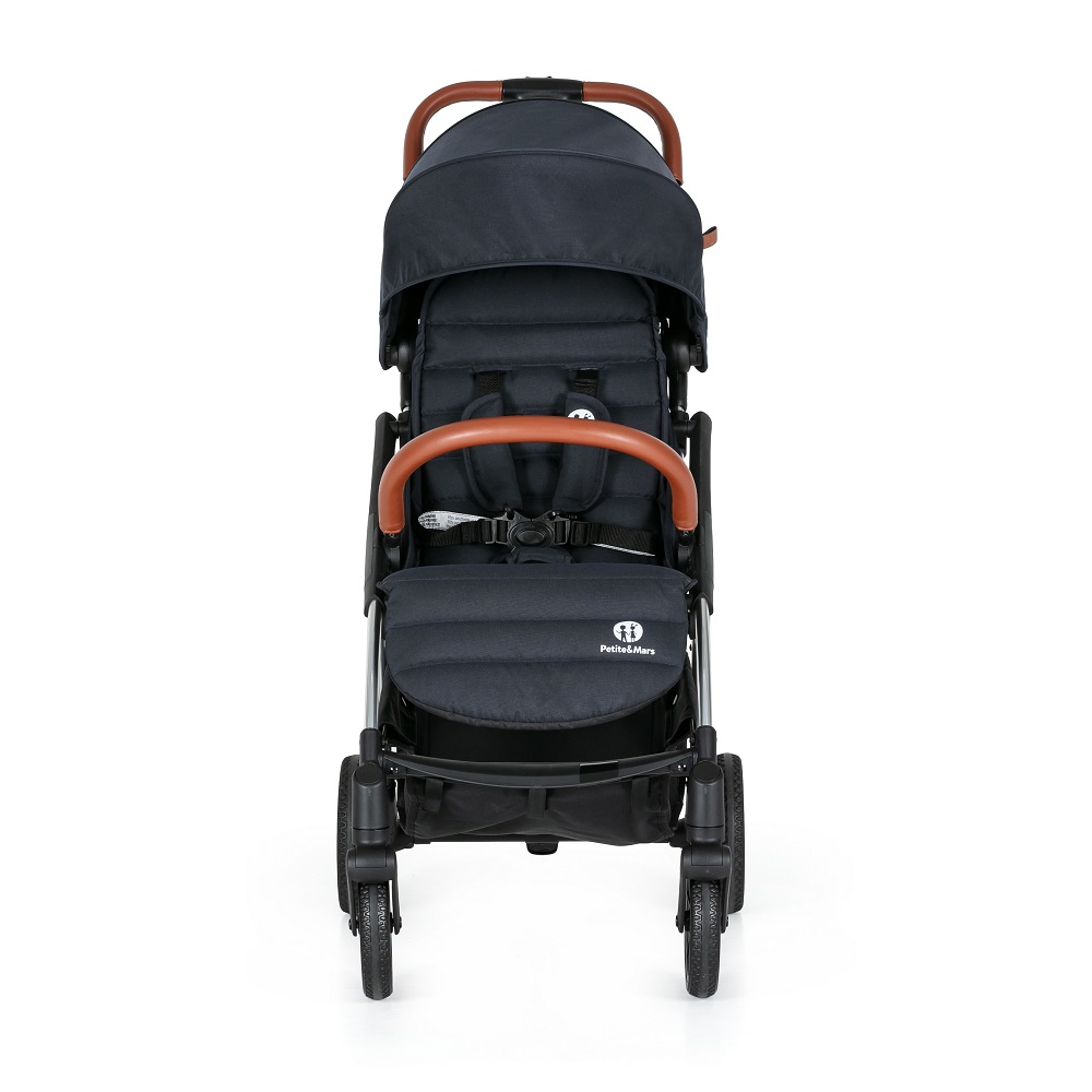 PETITE&MARS Poussette De Sport Cross Anthracite Bleu