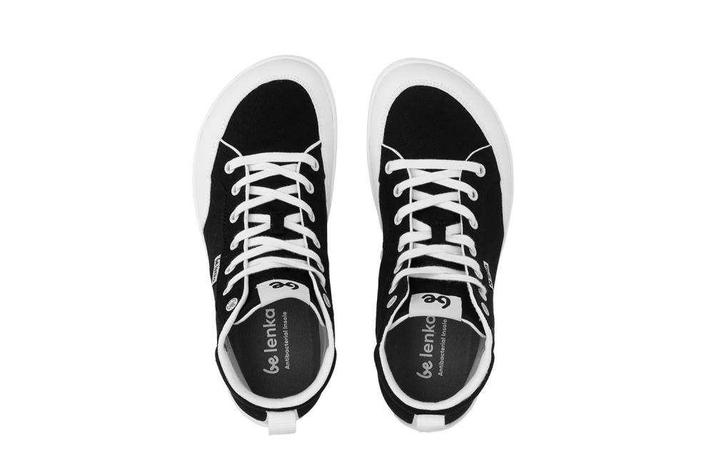 Barefoot Tenisice Be Lenka Rebound - High Top - Black & White 37 Black