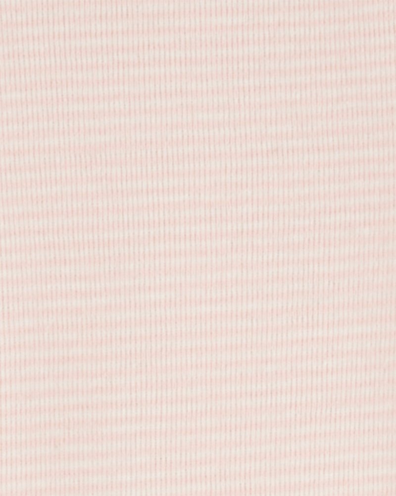 Body CARTER'S à manches longues Rose/Ivoire fille 4 pièces 6m/taille. 68 – Image 5