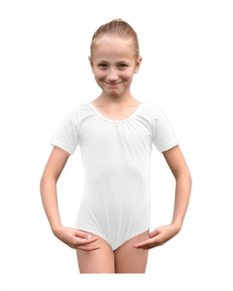 Maillot de gymnastique pour filles, BLANC 134 – Image 3