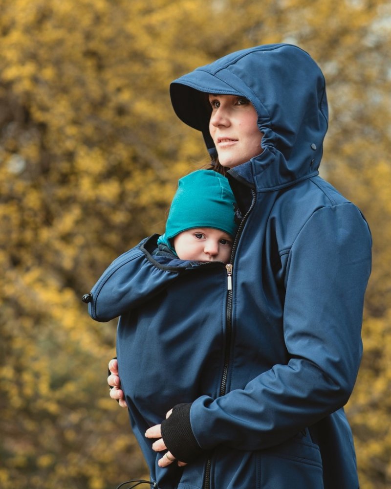 Softshell viselő dzseki Andrea + Body bélés, sötétkék M