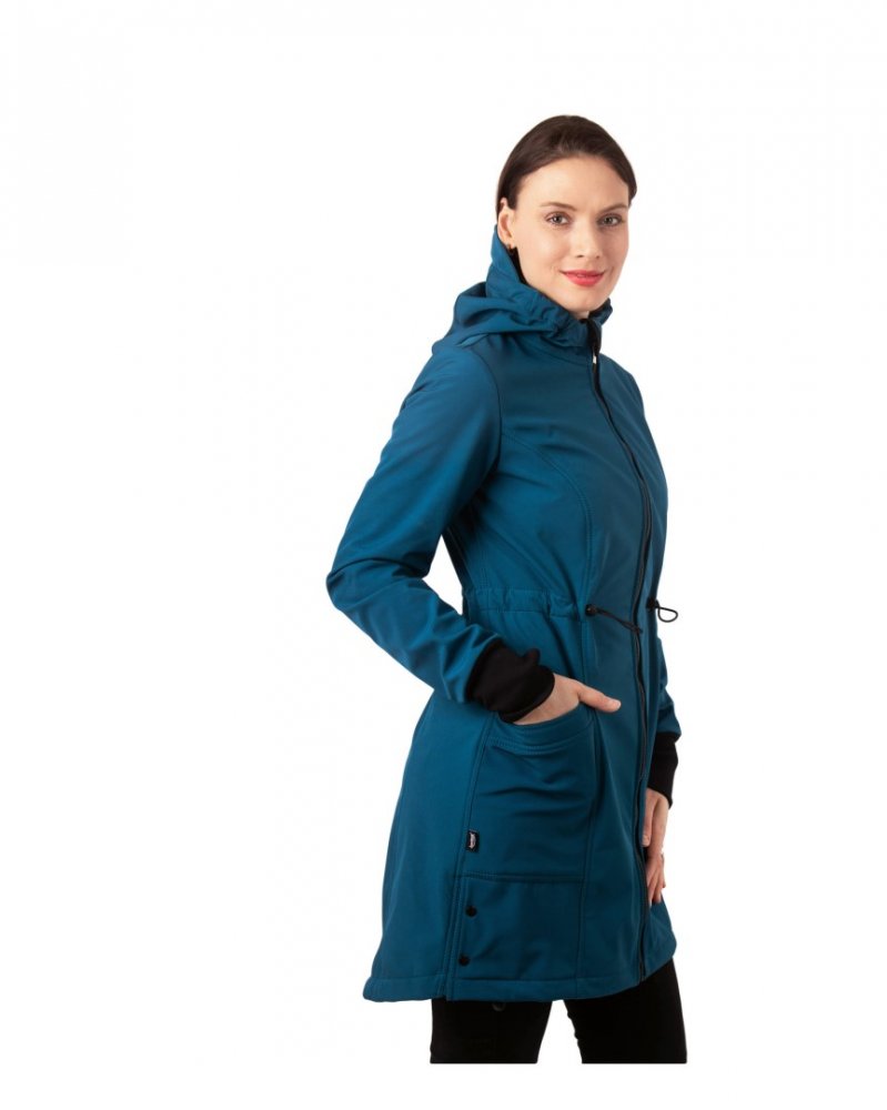 Softshell-Tragejacke Andrea + Body Liner, petrol M – Bild 6
