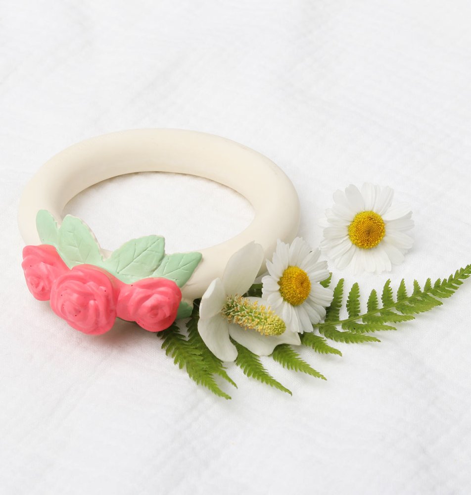 A Little Lovely Company - massaggiagengive in caucciù - roselline - immagine 6