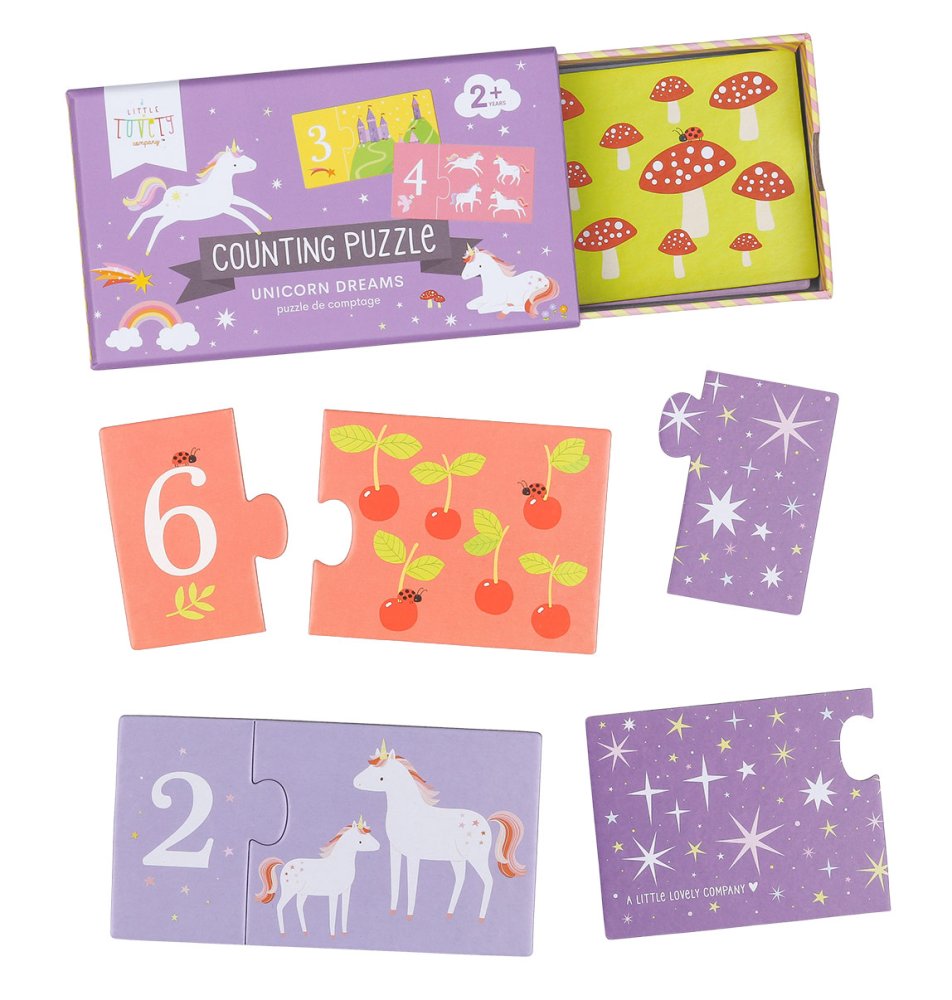 A Little Lovely Company - Puzzle d'association – licornes – Image 3