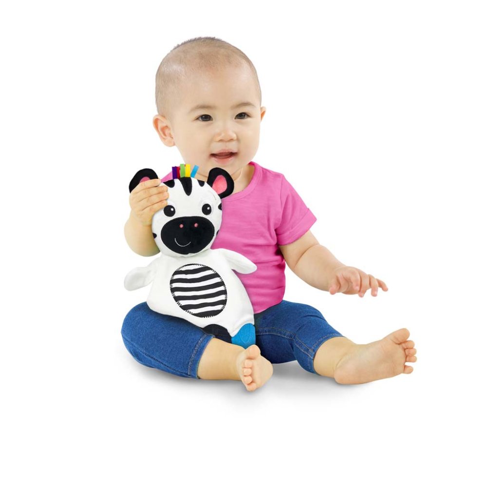 BABY EINSTEIN Gryzak pluszowy sensoryczny Zebra Zen ™ 0m + - obrazek 3