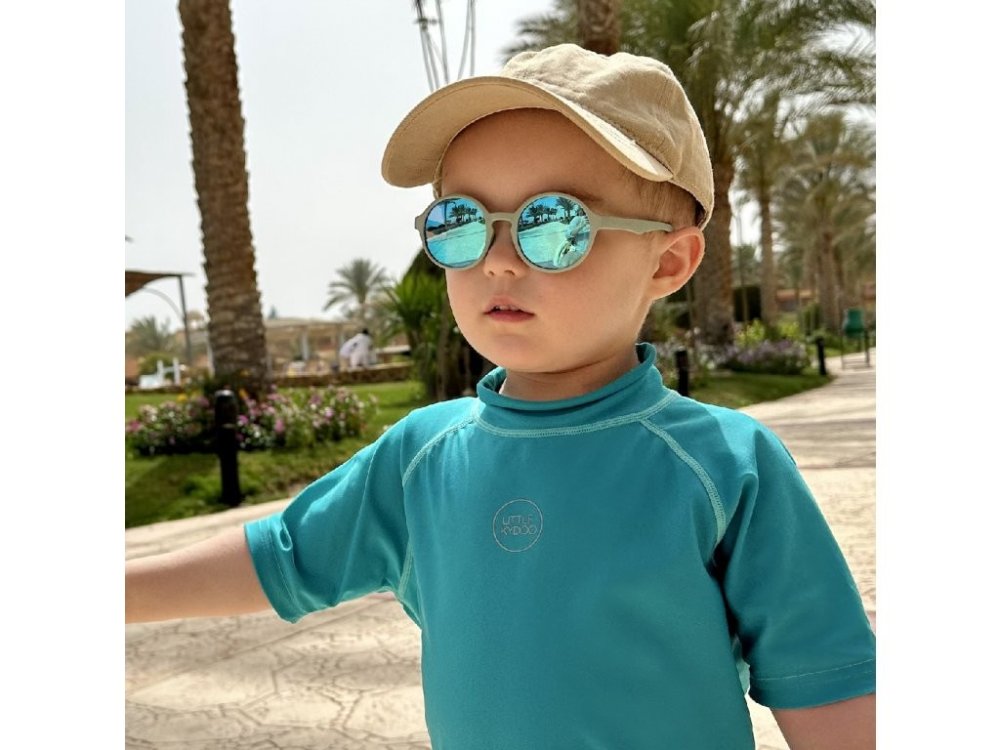 LITTLE KYDOO Lunettes de soleil Sky Blue UV 400, polarisées 1-3 ans – Image 5
