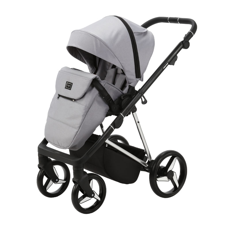 ADAMEX Poussette combinée Quantum Special Edition Grey/Silver – Image 7