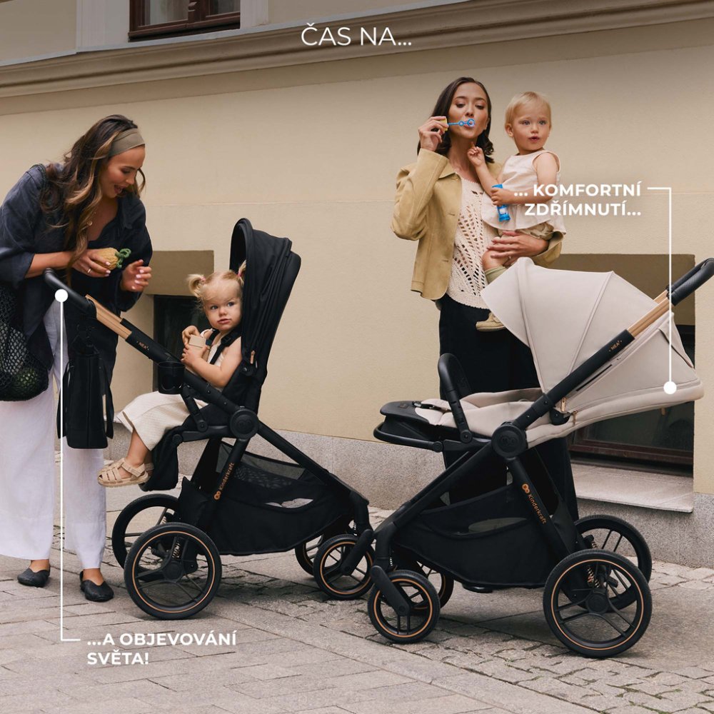 KINDERKRAFT Poussette combinée Nea 2 2en1 Midnigth Black – Image 3