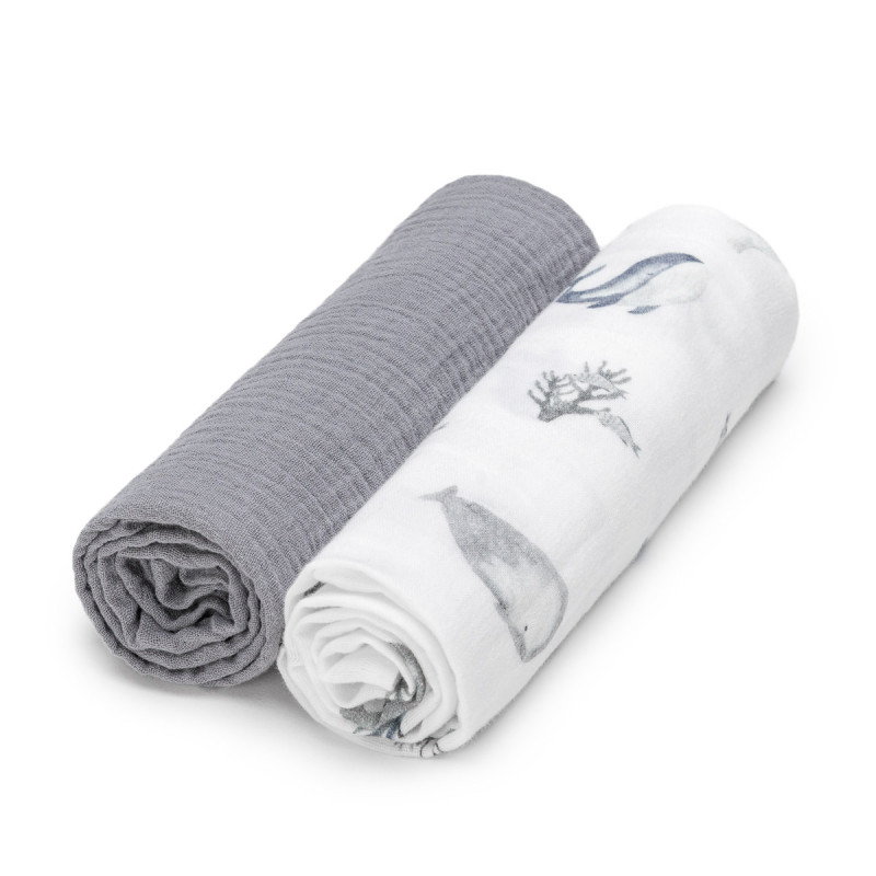 T-TOMI BIO Pannolini in mussola 65x65 cm, 2 pz, Gerda