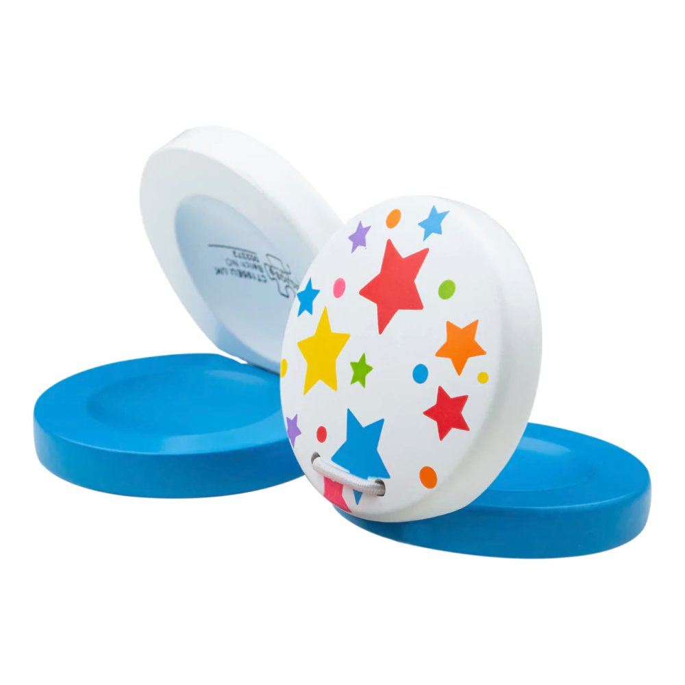Bigjigs Toys Kastaniety gwiazdki 1 szt. niebieska