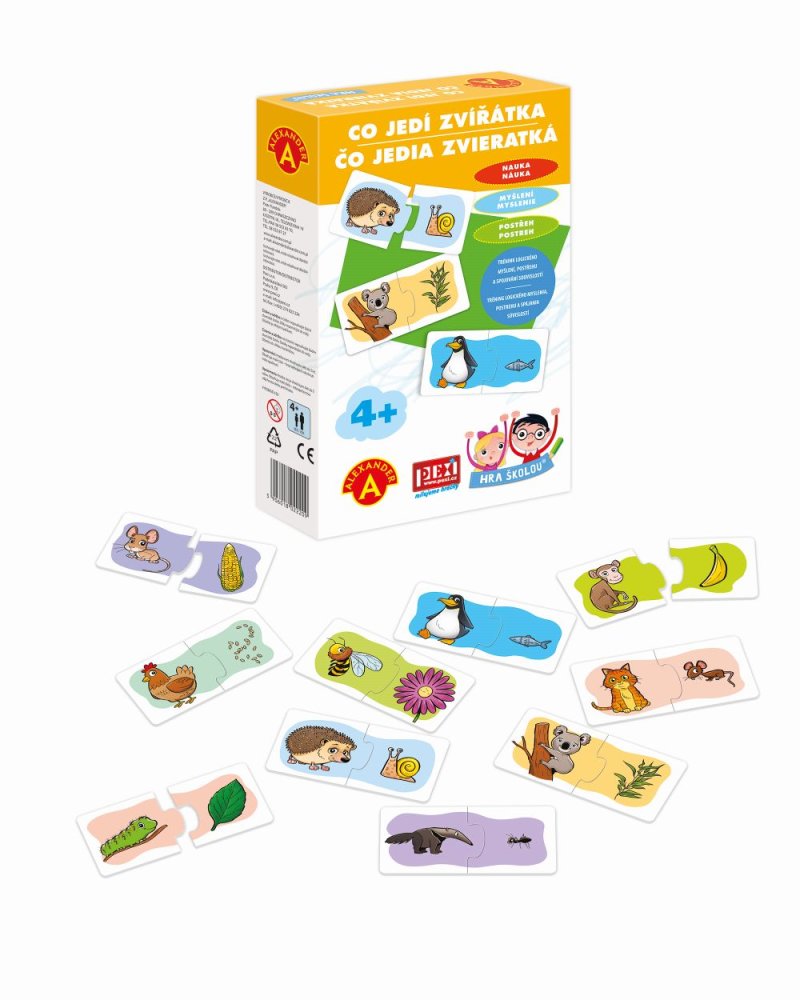 Alexander Gioco scolastico - cosa mangiano gli animali