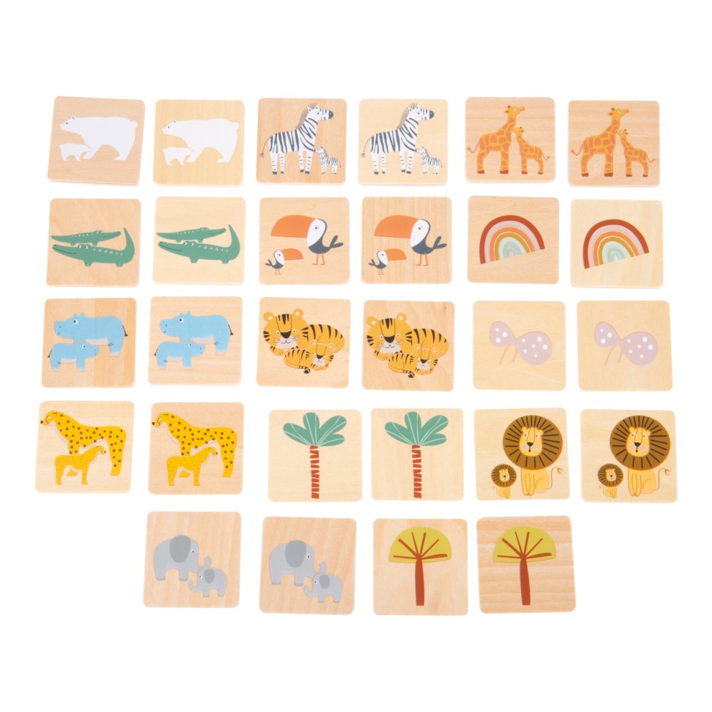 small foot Holz Memo Safari 28 tlg. – Bild 6