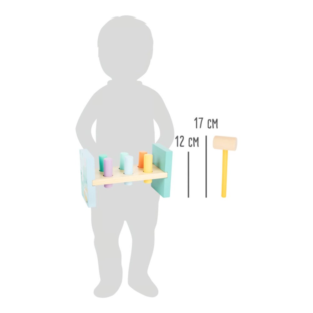 small foot Banco de golpear en colores pastel - Imagen 4