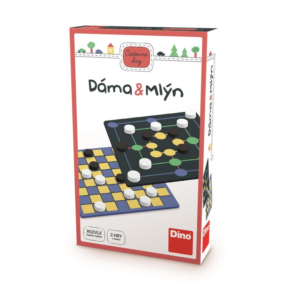 Dino Reiseschach und Mühle