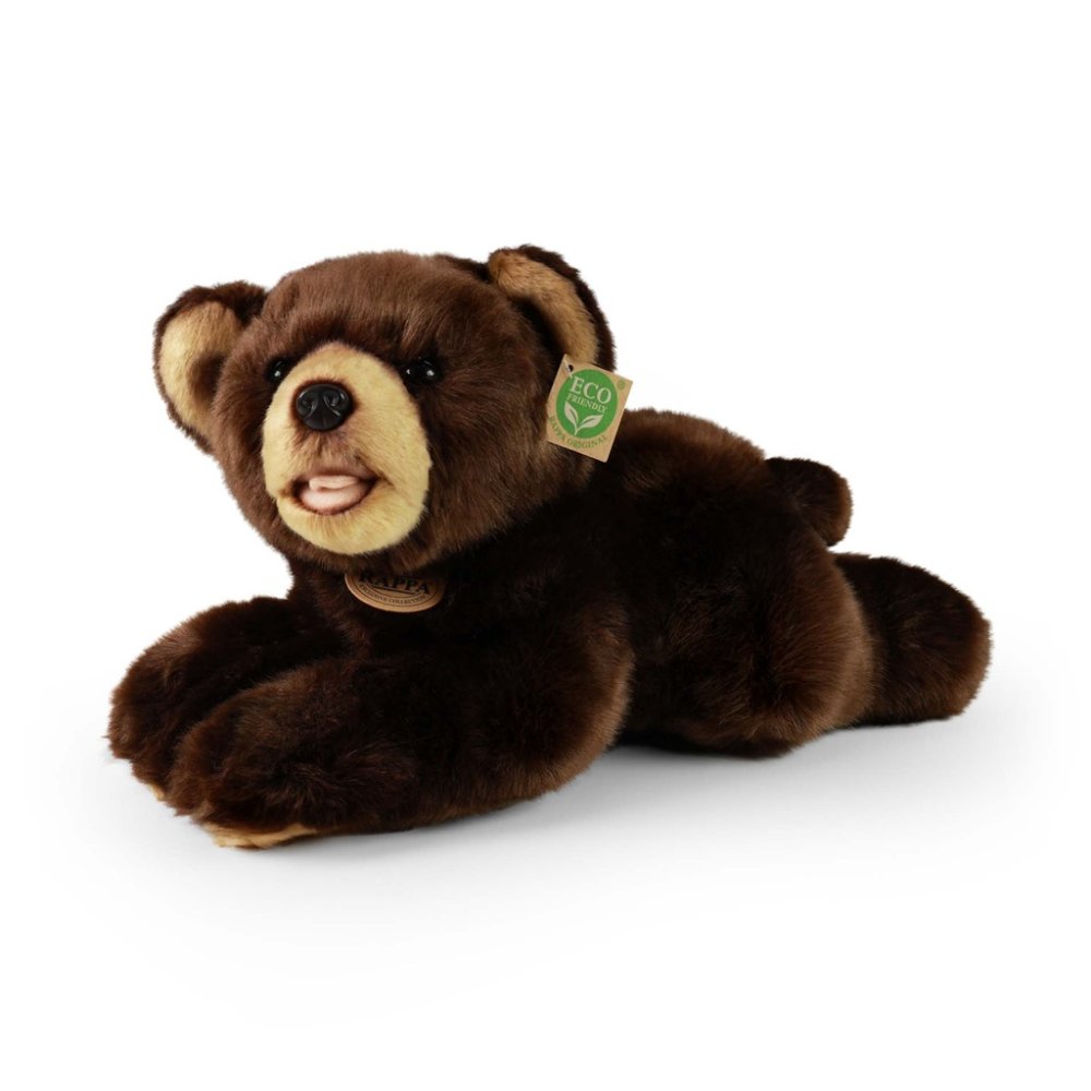 Rappa Oso de peluche tumbado 32 cm ECO-FRIENDLY