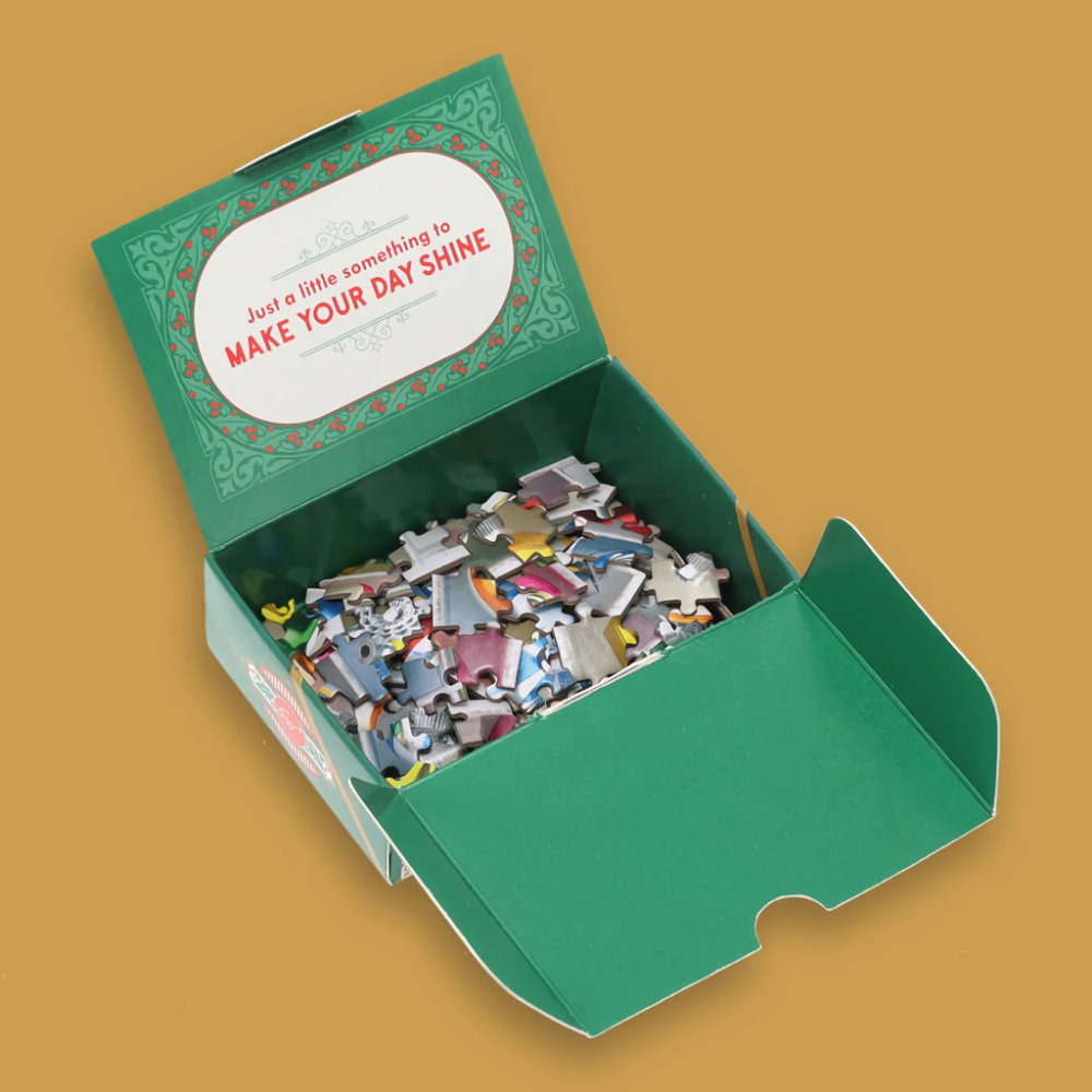 Chronicle Books Apró karácsonyi mini puzzle, 150 darabos - Image 4