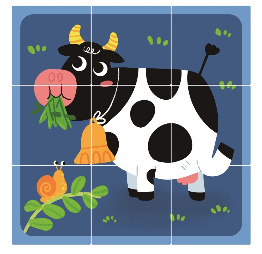 2Kids Toys Drewniane klocki Farma - obrazek 6