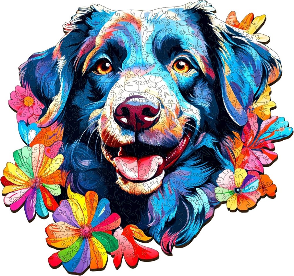 EscapeWelt Puzzle in legno Cane 200 pezzi